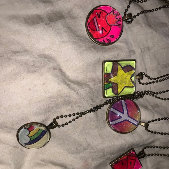 Sugar Stain Glass Necklace - Picture 1 of 10